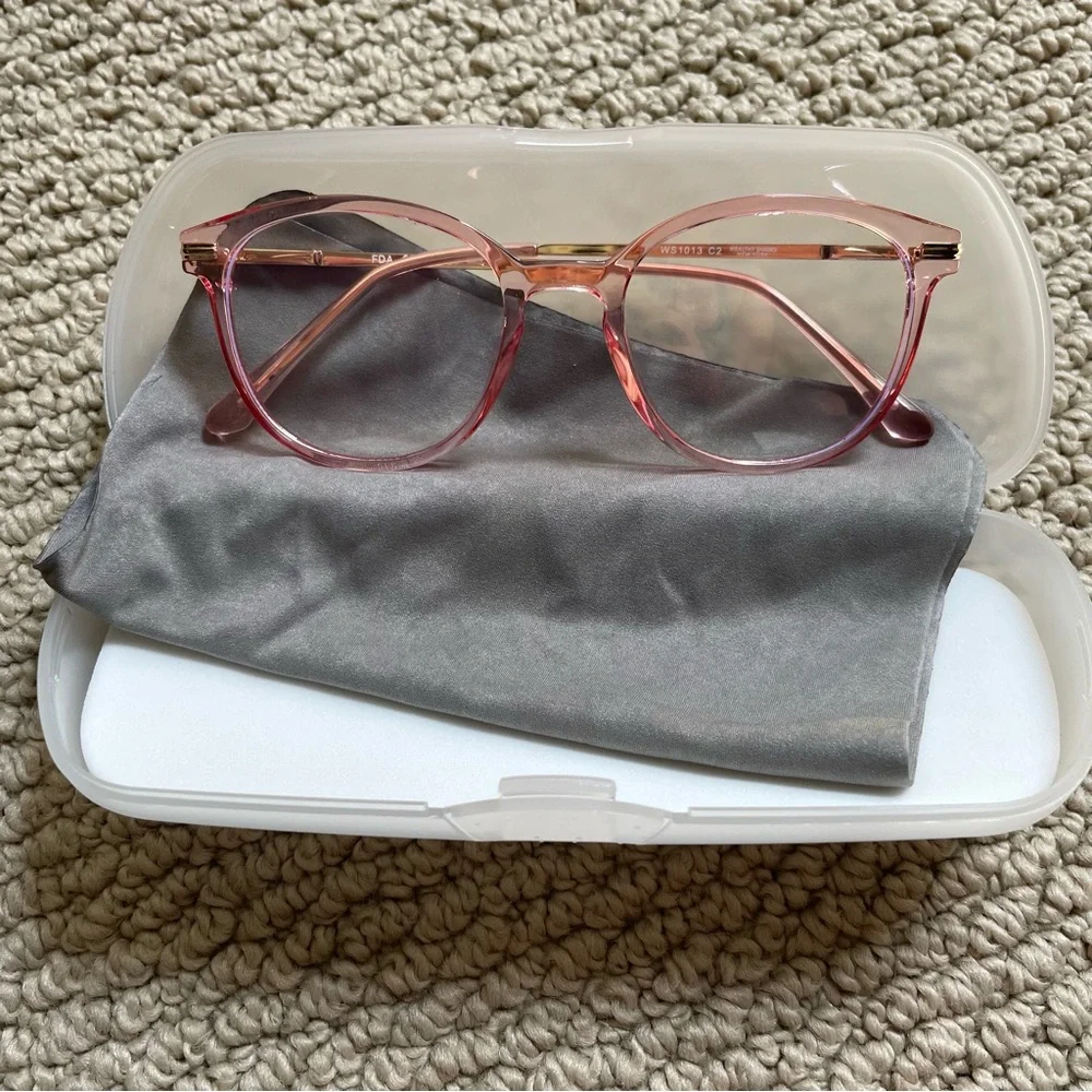 Pink Blue Light Glasses - Picture 9 of 9